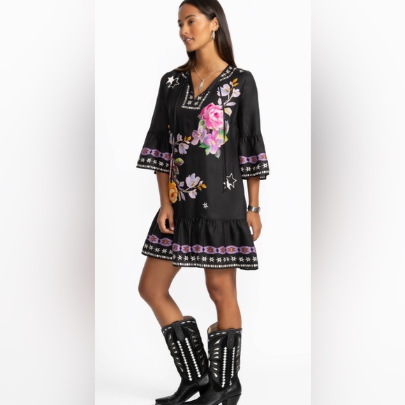 JOHNNY WAS HAILEE MINI DRESS COLOR: Western Kasumi - Picture 2 of 11